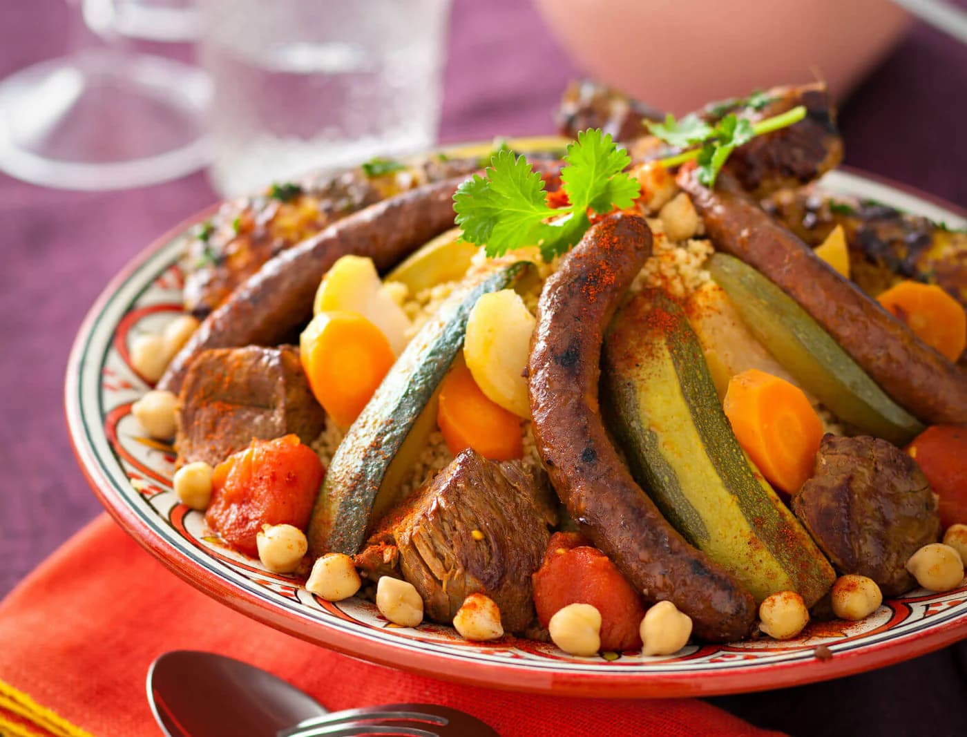 Couscous Royal agneau poulet merguez — Bouchée Double